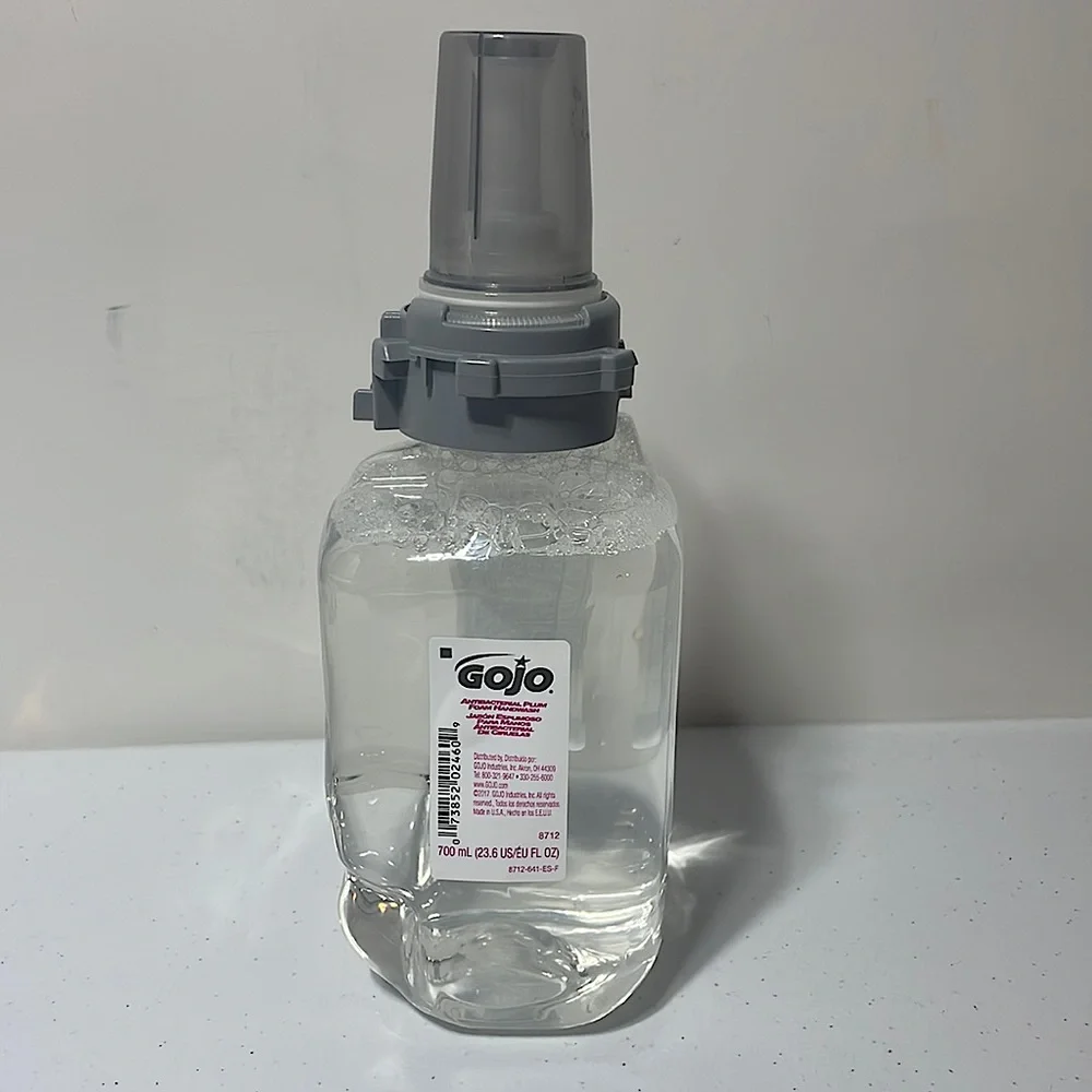 Gojo Antibacterial PLUM Foam Soap refiller.. new sealed 750 mL